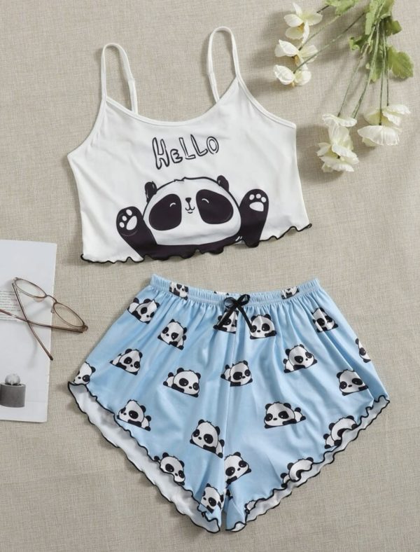Pijama de panda